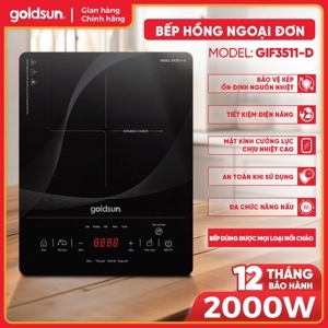 Bếp hồng ngoại đơn Goldsun GIF3511-D