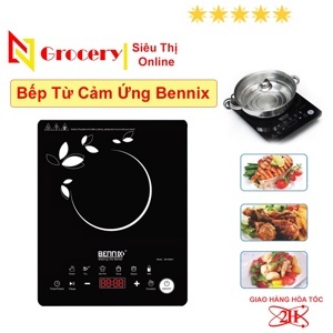 Bếp hồng ngoại dương 1 vùng nấu Bennix BN-666IH