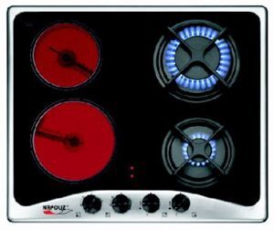 Bếp hồng ngoại gas âm 4 vùng nấu gas Napoliz NA58C