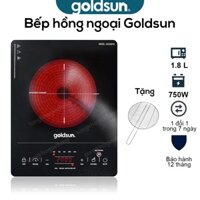 Bếp hồng ngoại Goldsun GIC3501D, Bếp từ không kén nồi - Tặng kèm vỉ nướng inox