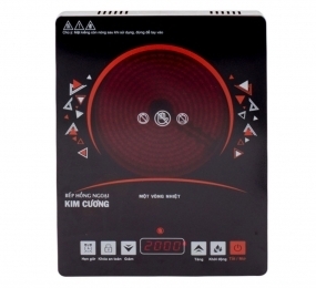 Bếp hồng ngoại dương 1 vùng nấu Kim Cương BHN-2000