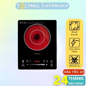Bếp hồng ngoại dương 1 vùng nấu Lock&Lock EJI421