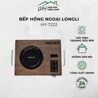 Bếp Hồng Ngoại LONG LI HY-T222 – Mặt Kính Ceramic – Công Suất 2600W