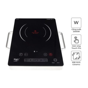 Bếp hồng ngoại dương 1 vùng nấu Magic Korea A38N
