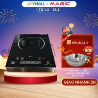 Bếp Hồng Ngoại Magic Korea A-38N 2000W, Hàng Chính Hãng, Màn Hình Cảm Ứng, Mặt Kính Ceramic Cao Cấp, 2 Quai Cầm- JoyMall