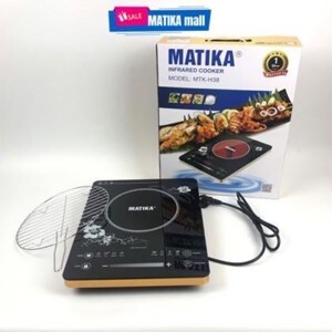 Bếp hồng ngoại dương 1 vùng nấu Matika MTK-H38