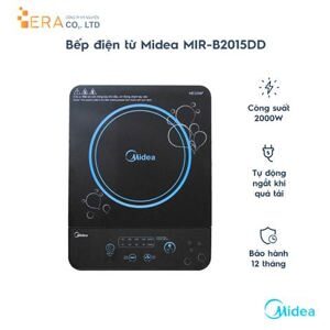 Bếp hồng ngoại dương 1 vùng nấu Midea MIR-B2015DD