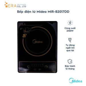 Bếp hồng ngoại dương 1 vùng nấu Midea MIR-B2017DD