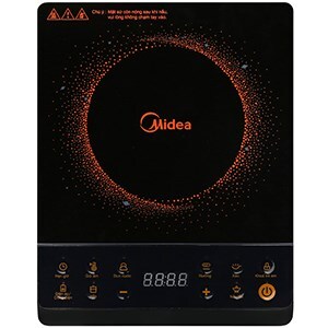 Bếp hồng ngoại dương 1 vùng nấu Midea MIR-B2018DG