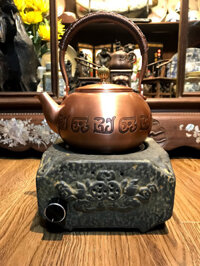 Bếp Hồng Ngoại Mini Vỏ Gốm Hoa Sen