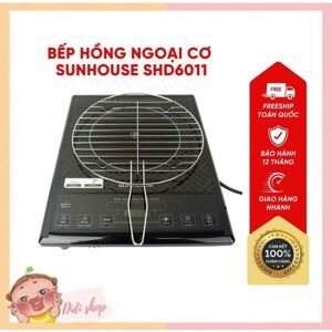 Bếp hồng ngoại dương 1 vùng nấu Sunhouse SHD6013