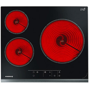 Bếp hồng ngoại âm 3 vùng nấu Rosieres RVEF633INK