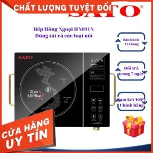 Bếp hồng ngoại dương 1 vùng nấu Sato HN011N