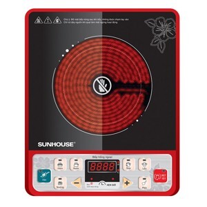 Bếp hồng ngoại dương 1 vùng nấu Sunhouse SHD6003