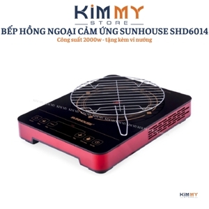 Bếp hồng ngoại dương 1 vùng nấu Sunhouse SHD6014