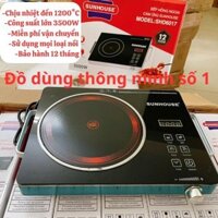 Bếp Hồng Ngoại Sunhouse SHD6017, Bếp Cảm Ứng Cao Cấp Công Suất 3500W shopduyduong