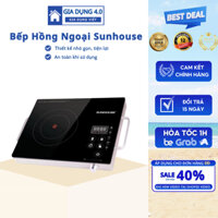 Bếp hồng ngoại Sunhouse SHD6017 cảm ứng, Hàng chính hãng