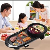 Bếp lẩu nướng BBQ 2 dây nguồn riêng Unika G867 không khói công suất 3000W
