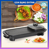 Bếp lẩu nướng BBQ 2 trong 1 loại dài đời mới,Bếp lẩu nướng đa năng Hàn Quốc chính hãng an toàn tiện lợi