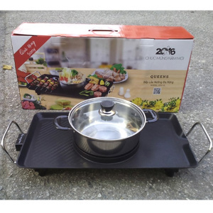 Bếp lẩu nướng đa năng bbq Queens Sony GR915L