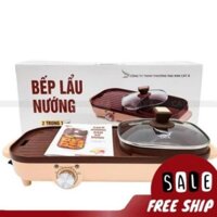 BẾP LẨU NƯỚNG ĐA NĂNG CÁT Á -  2 TRONG 1 - Tiết kiệm điện năng, tiết kiệm thời gian - Đem lại bữa ăn đa dạng - G5