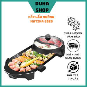 Bếp lẩu nướng đa năng Matika MTK-6929