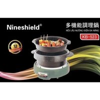 BẾP LẨU NƯỚNG ĐA NĂNG NINESHIELD KB-519/ KB-520/ KB-521/ KB-522/ KB-523 CÔNG SUẤT 2200W