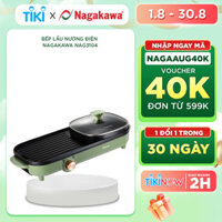 Bếp lẩu nướng điện đa năng Nagakawa NAG3104 1500W - Hàng chính hãng