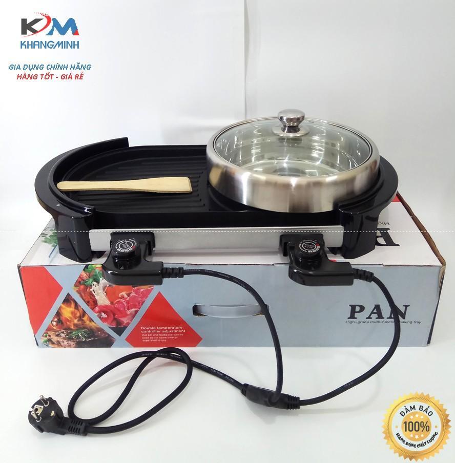 Bếp lẩu nướng điện Holtashi PAN SS-46 -1800W