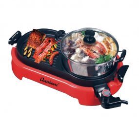 Bếp lẩu nướng điện QueenHouse QH-223NL