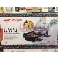 Bếp Lẩu Nướng Misushita MS-129 2 dây nguồn + Tặng Kèm Nồi Lẩu Cao Cấp