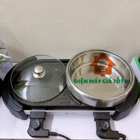 🍀Bếp Lẩu,Nướng Đa Năng Miushita MS-129 Thái Lan, Tặng Kèm Nồi Lẩu Inox 304 , Bảo Hành 12 Tháng Chính Hãng