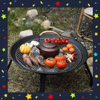 Bếp Lò Nướng Than Hoa BBQ Có thể xếp gọn Charcoal Brazier USA Full Option
