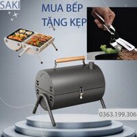 BẾP (LÒ) NƯỚNG THAN HOA KHÔNG KHÓI - THÉP CHỐNG GỈ