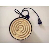 Bếp Mồi Than Tổ Ong 17Cm Đế Gang An Toàn,Tiện Dụng 1000W-220V Loại To Tặng Kèm 1 Dây Mai So-Đồng Kiểm