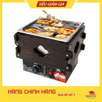 Bếp nấu lẩu 9 ngăn 1800W nấu lẩu xiên que tự chọn, lẩu ly tokbokki