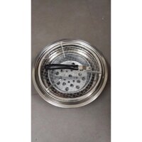 Bếp nướng âm bàn inox kèm kiểng lẩu , vỉ nướng inox 304 cao cấp