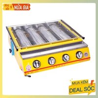 Bếp nướng bằng gas chuyên hải sản, nướng thịt bbq 4 họng ETON ET-K255