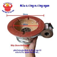 Bếp Nướng bằng than có quạt điện size 26cm Trí Việt loại không gù
