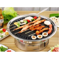 Bếp nướng BBQ nhập khẩu, than hoa không khói, size 34-40cm