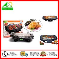 Bếp Nướng Điện Cao Cấp Electric Barbecue Grill 2000W Không Khói + Tặng Miếng Rửa Chén Bát