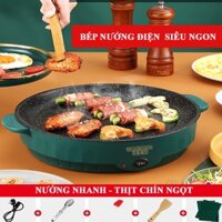 Bếp Nướng Điện Đa Năng ELECTRIC - Trợ Thủ Cho Bữa Tiệc BBQ Tại Nhà -  Chống Dính, Tản Nhiệt Đều, Công Suất  Cao