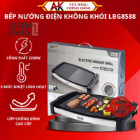 Bếp nướng điện không khói Lebenlang LBG8588, công suất 2000W vỉ nướng điện đa năng
