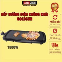 Bếp Nướng Điện Không Khói Goldsun Bếp Nướng Điện Đa Năng An Toàn Tiện Lợi BH Chính Hãng 1 Năm