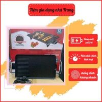 BẾP NƯỚNG ĐIỆN KHÔNG KHÓI CHỐNG DÍNH KHÁNG KHUẨN (MÃ SHD4607) CÔNG SUẤT 1500W SỬ DỤNG CHO 4 ĐẾN 6 NGƯỜI ĂN. Nướng Thịt