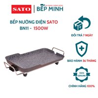 Bếp nướng điện SATO BN11 Tặng gắp Inox - Bảo hành chính hãng 36 tháng