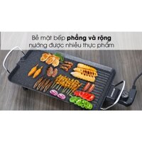 Bếp nướng điện Sunhouse SHD4607 1500 W, Mặt bếp hợp kim nhôm phủ chống dính, Bếp có miệng rót dầuTự  ngắt khi quá nhiệt