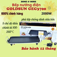 Bếp nướng điện,lẩu nướng điện không khói Goldsun GEG3700,GEG3701, tự ngắt khi quá nhiệt,bảo hành 12 tháng - HOME & MORE