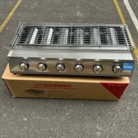 Bếp nướng ga 6 họng - bếp nướng hàu , bbq