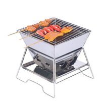 Bếp nướng gấp gọn BBQ OYB2-1 inox 201 - Bếp dã ngoại, du lịch, cắm trại tiện lợi